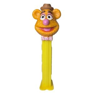 VINTAGE PEZ MUPPETS "FOZZIE BEAR" DISPENSER WITH FEET COLLECTIBLE EUC